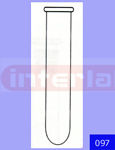 Test Tubes, Round or Flat Bottom with rim or without rim, plain